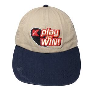 K-mart Play To Win Slideback Baseball Cap Multicolor OS Adjustable Headshots